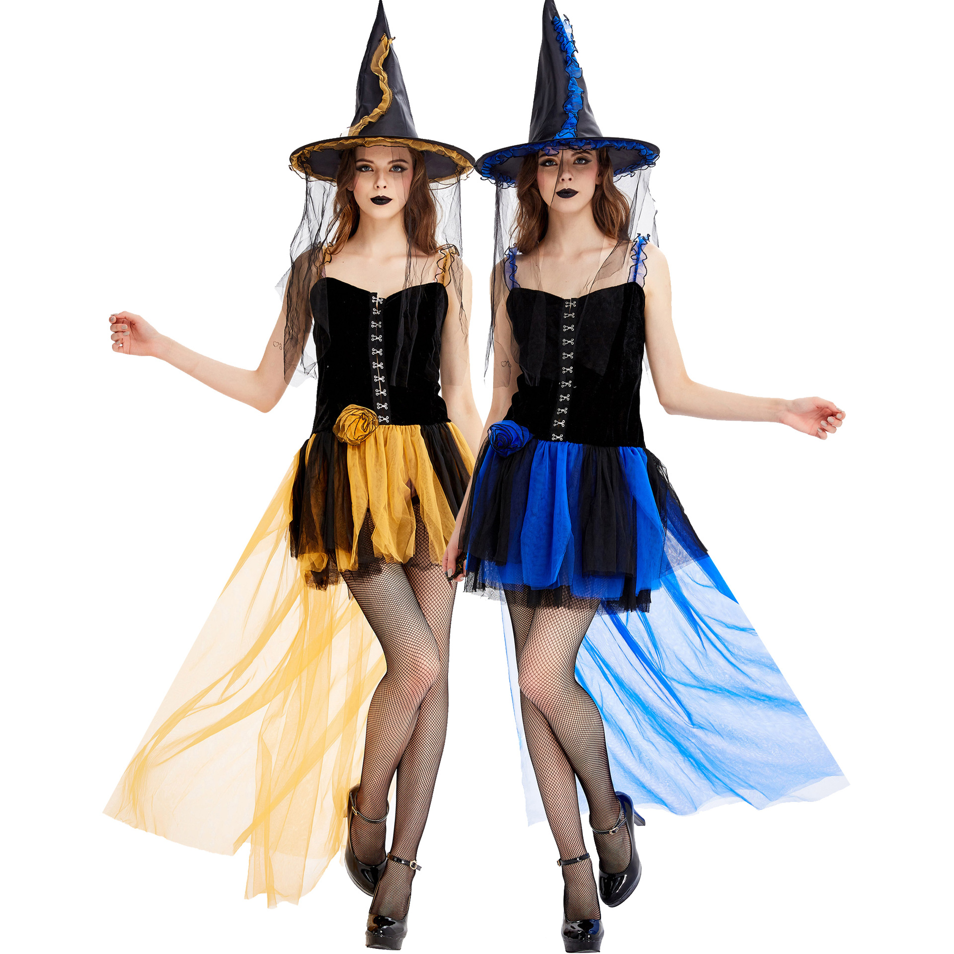 thumbnail image 1 of Disfraces de Halloween 2024 SL disfraz de bruja con capa de diablo sexy disfraz de Halloween para damas europeas y americanas ropa de juego de rol disfraz de bruja, 1 of 5