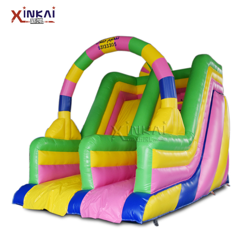 室内公园小区幼儿园彩虹滑梯 儿童充气游乐五彩滑梯 公园淘气堡