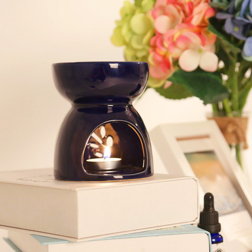 Wholesale large-mouth ceramic aromatherapy stove, essential oil stove, large capacity, aromatherapy indoor aroma, pleasant mood cross-border