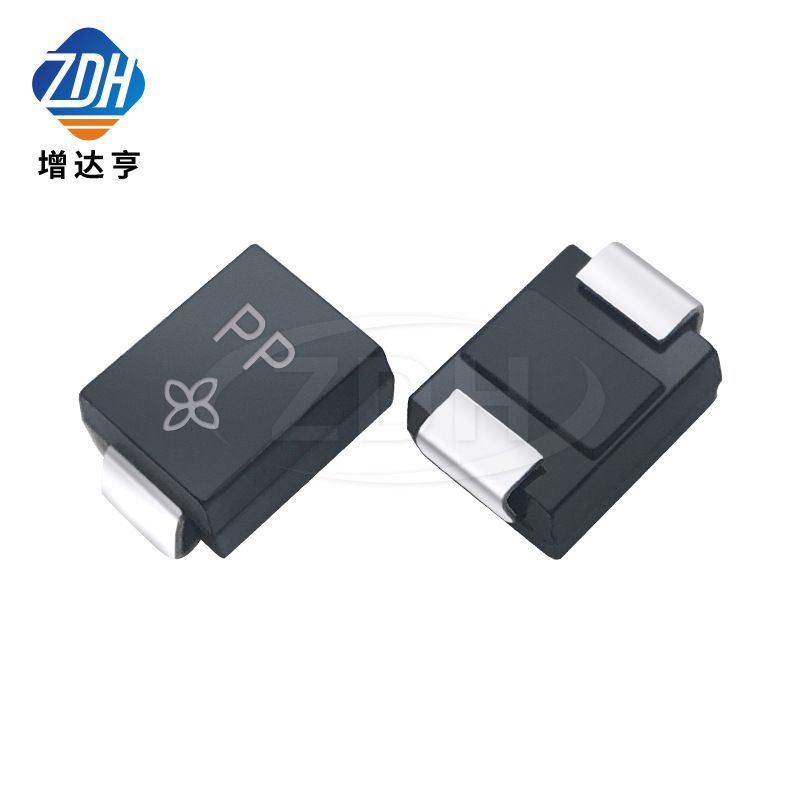 TVS管 SMBJ160CA DO-214AA 丝印PP 160V双向 SMB瞬态抑制二极管
