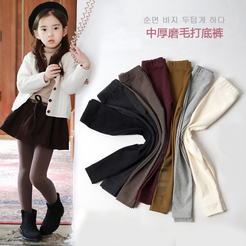 Autumn cotton children's leggings for men and women
