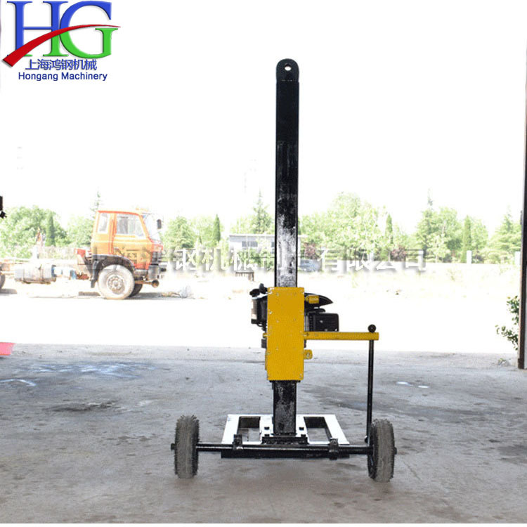 立轴式探水勘探水井钻机 小型轻便地质勘探钻机 50米水井钻探设备
