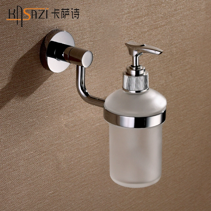 Подвесной полностью медный дозатор мыла Casarte с рамкой