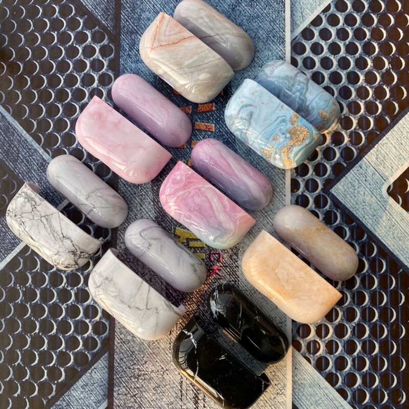 Suitable for airpods PRO2 protective case water sticker marble airpods earphone case airpods 3 protective case Suitable for airpods PRO2 protective case water sticker marble airpods earphone case airpods 3 protective case