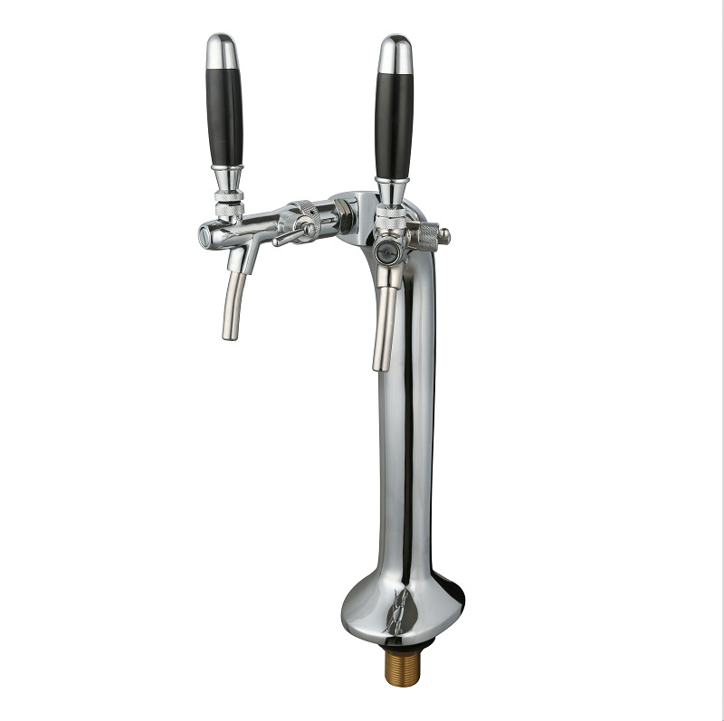 特万太博啤酒分发设备酒吧餐厅高端304不锈钢循环管银色酒塔