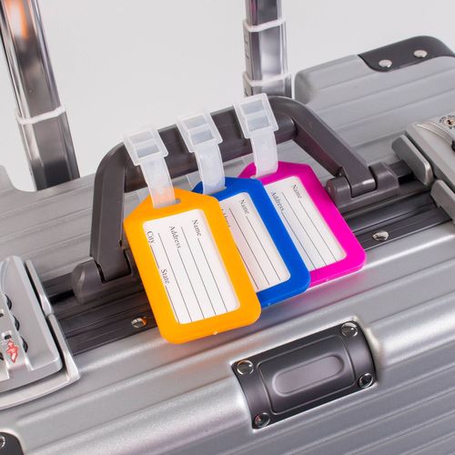 International baggage tag travel study PP suitcase luggage tag with LOGO for shipping and boarding name tag