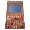 如花拓 Eyeshadow palette, nail sequins for contouring, face blush, powder, eye shadow, 40 colors