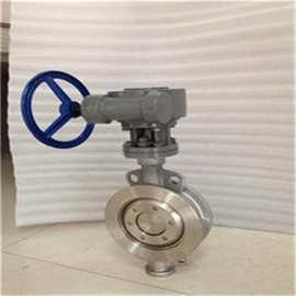 D673W-16P 气动双作用不锈钢硬密封对夹蝶阀 图片