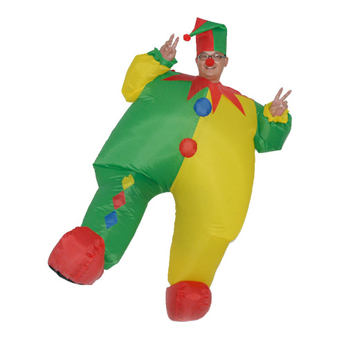 Christmas doll costume adult cartoon toy funny prop festive clown fat sumo inflatable suit