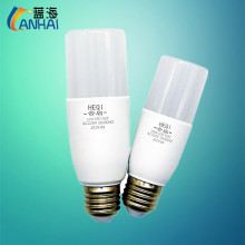 节能灯led灯泡白光柱形6500K自然光e27e14 6W13W家用节能筒灯灯泡