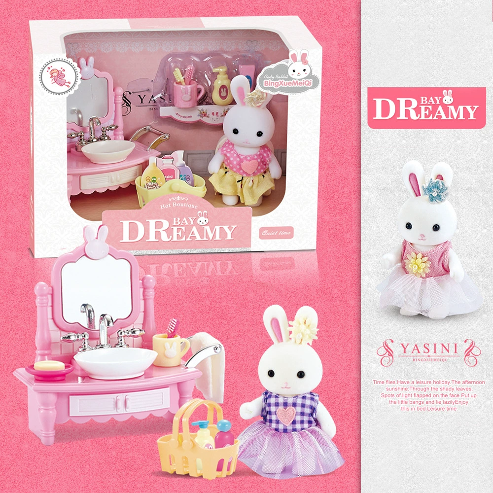Маленькая игрушка, семейная мебель, набор, питомец