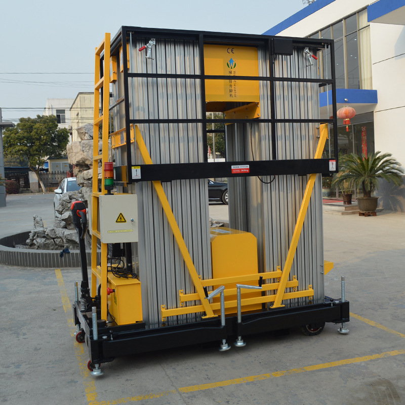 Four-mast aluminum alloy lifting platform electric small logistics…