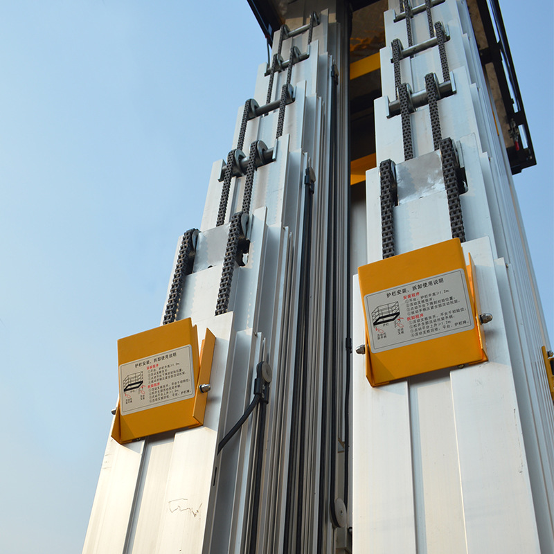Four-mast aluminum alloy lifting platform electric small logistics…