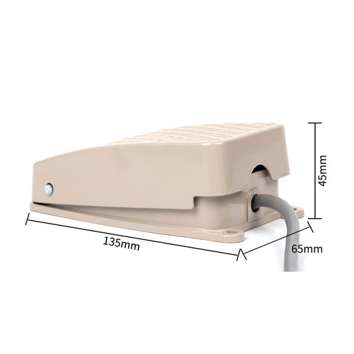 Manufacturer foot switch TFS-2 foot self-resetting pedal foot switch 10A 250VAC