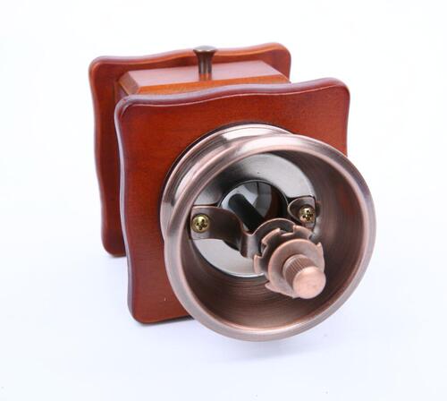 Small hand-crank coffee grinder coffee grinder manual wooden household grinder espresso machine
