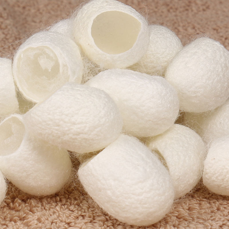 A7 youet limpieza cara de seda lavado bola belleza capullo natural corte boca capullo Shell fábrica al por mayor