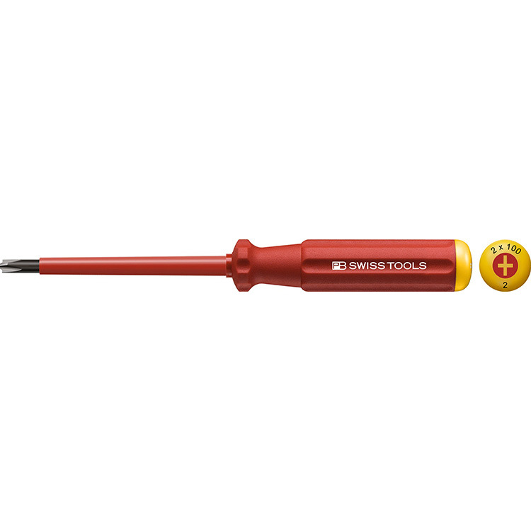 瑞士PB Swiss Tools  绝缘十字/一字螺丝刀  PB 5181.1-80