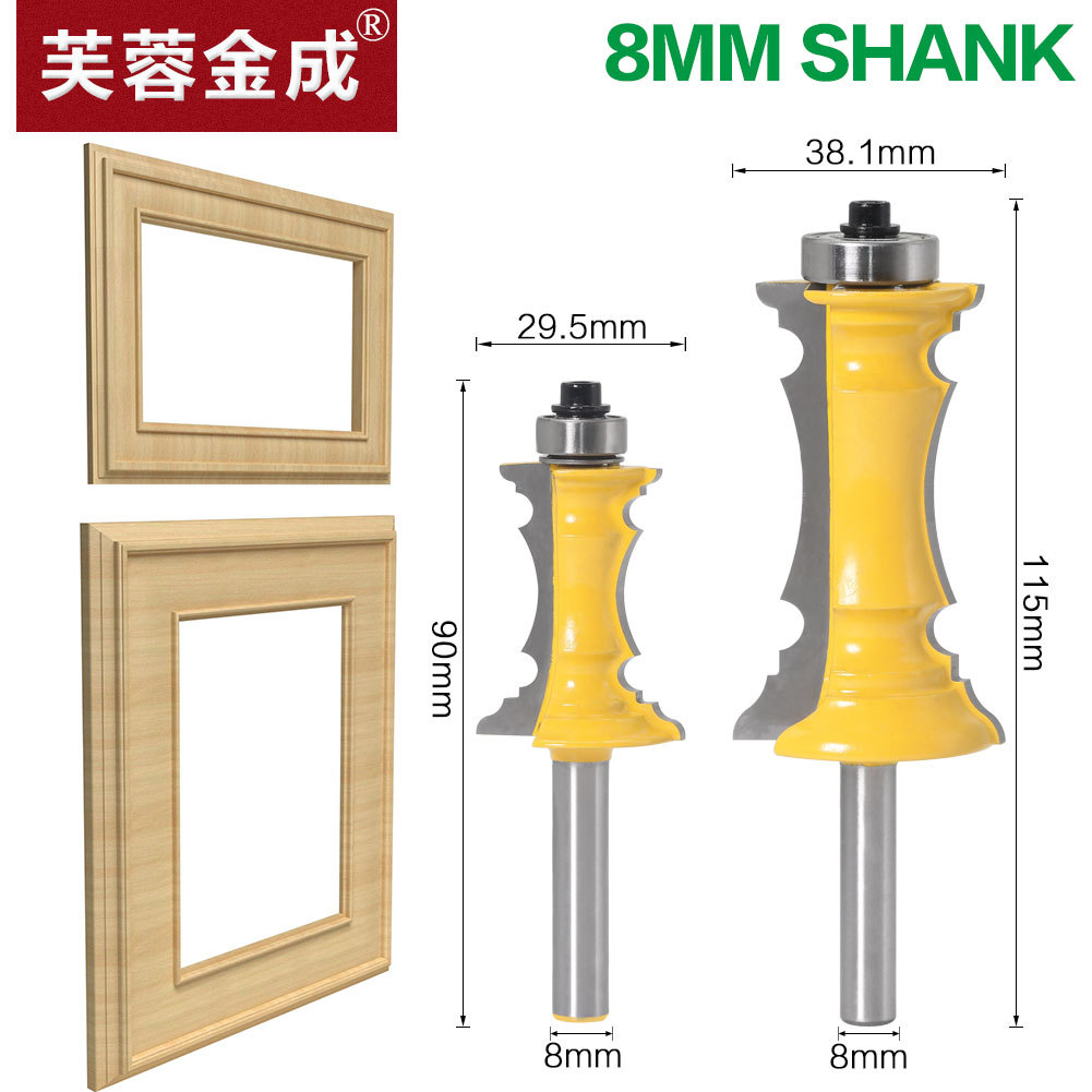 8mm mango cajón superficie marco panel cuchillo apoyabrazos cuchillo gabinete puerta tablero cuchillo cocina puerta cuchillo carpintería fresadora cortador