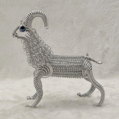 【羊】批發供應旅遊紀念品創意手工藝品金屬動物模型特色擺件