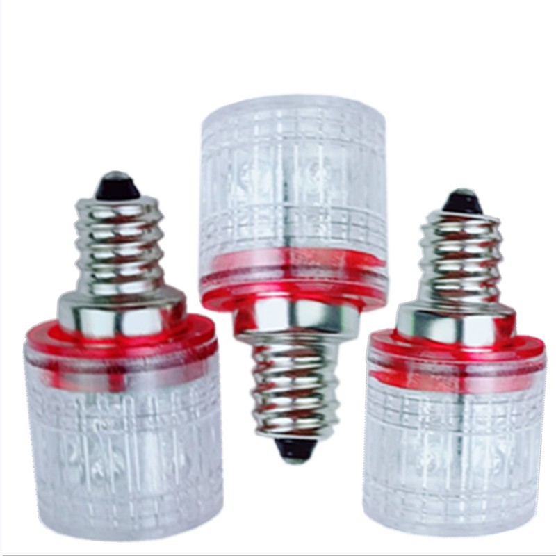 LED flathead bulbs, large head bulbs, 12V, 24V, 110V, 220V machine tool alarm lights, screw-type E12.