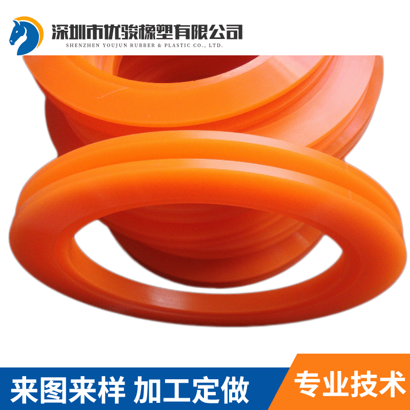 导向轮 聚氨酯材质 高耐磨 主用于开采矿石用金钢绳轮套