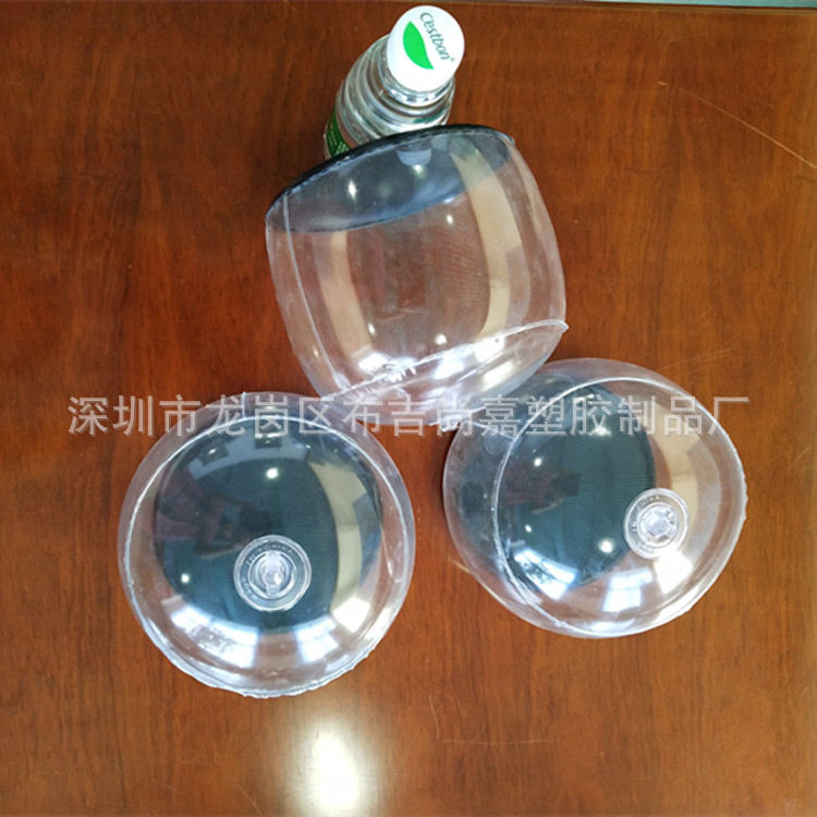 批发透明PVC帽托充气帽撑帽子展示道具帽胆吹气便捷椭圆包撑椭圆