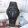 Starry sky, steel belt, swiss watch, quartz calendar, women's watch, suitable for import, diamond encrusted