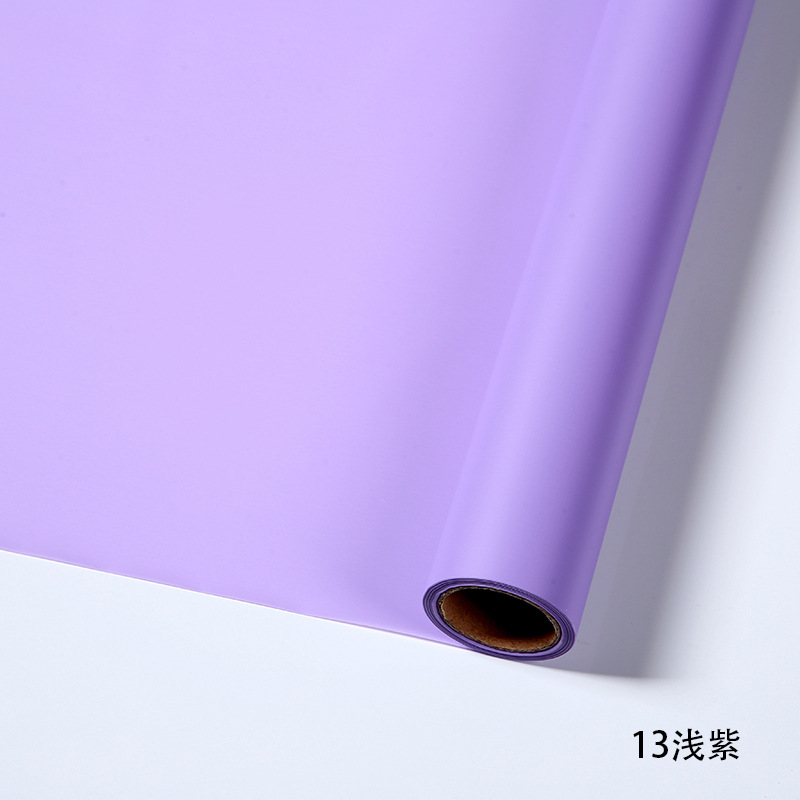 Liziran regalo Flor de papel de embalaje ramo floral flor tienda de embalaje material impermeable coreano rollo de papel liso al por mayor