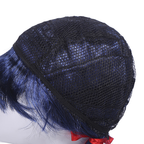 Ladybug cosplay wig Ladybug anime double ponytail ladybug girl stage props black cat wig set