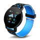 Cross-border 119plus Round Screen Smart Bracelet Bluetooth Call Reminder Sports Bracelet Step Counting Blood Pressure Sleep Monitoring