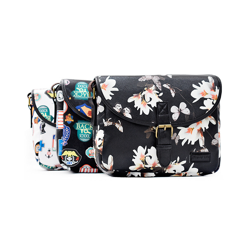 Campus estilo casual mini sola cámara SLR bolsa crossbody bolsa una máquina 1 espejo 2 espejo bolsa de la Cámara individual y bolsa inversa mochila