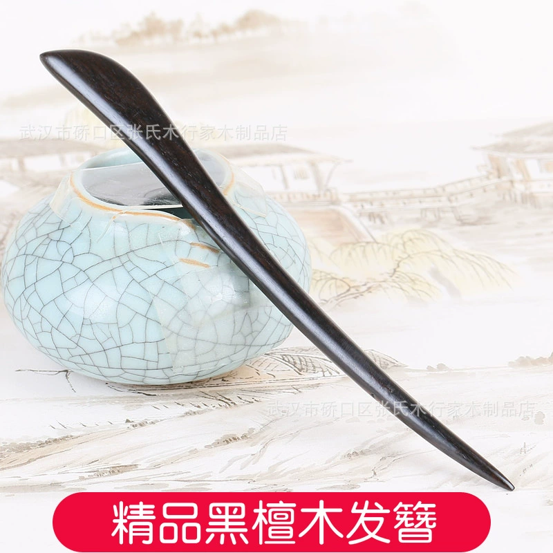 Китайская заколка Ebony sandalwood, аксессуар для волос, зажим для волос, прямая поставка с фабрики