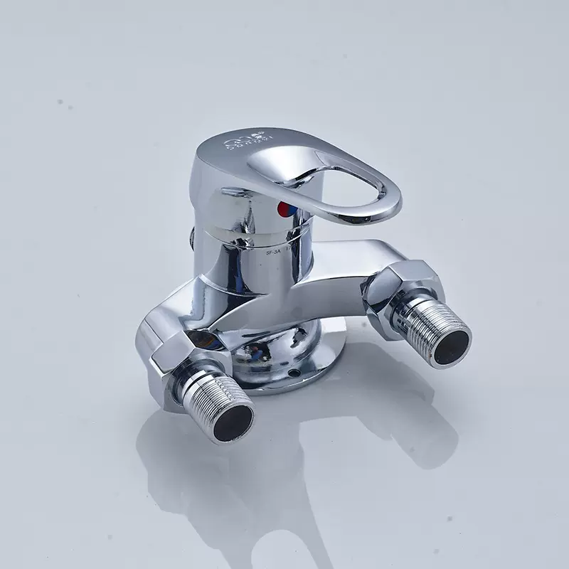 桑意 三角淋浴阀 带上水功能 适合太阳能 工程系列使用