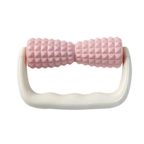 Roller massager two-wheel roller massager new roller massager massage stick slimming leg massage wheel leg slimming device