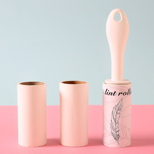 10cm Roller Dust Collector Adhesive Tape Portable Clothing Hair Remover Tearable Roll Paper Fabric Hair Absorber
