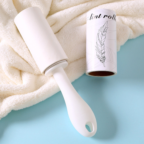 10cm Roller Dust Collector Adhesive Tape Portable Clothing Hair Remover Tearable Roll Paper Fabric Hair Absorber