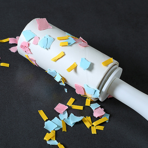 10cm Roller Dust Collector Adhesive Tape Portable Clothing Hair Remover Tearable Roll Paper Fabric Hair Absorber