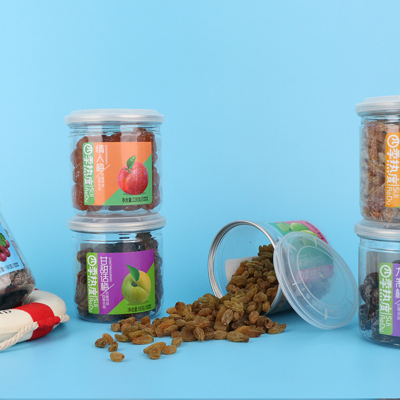 Shenghua Yuan Canned Jellied Fruits Office Snacks Dried Grapes with Preserved Fruits Nine-Processing Plums Sweet