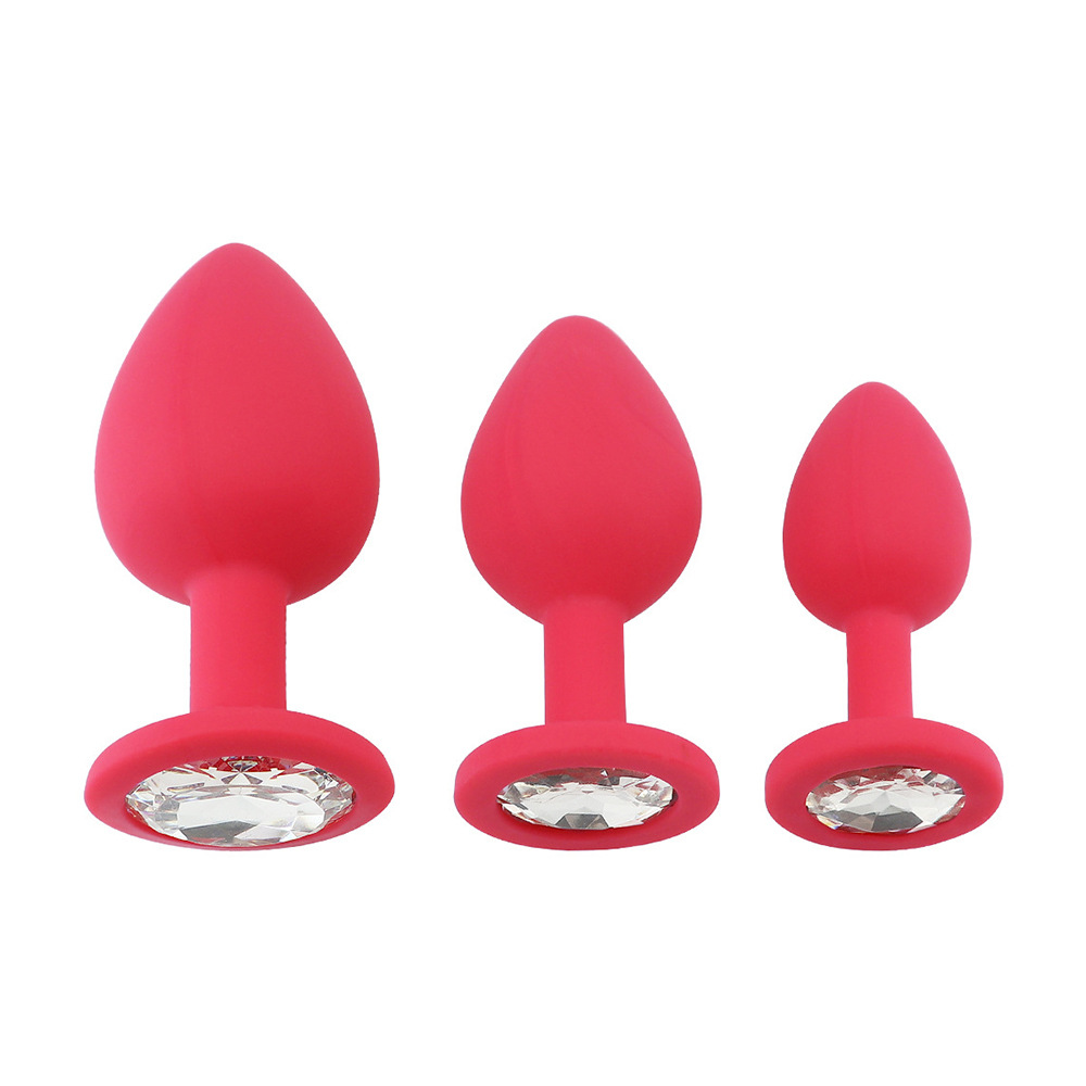 Prodotti per adulti: Silicone con diamanti, Plug anale per masturbazione, Prodotti erotici e di flirt gay, Dropshipping_voghion.com