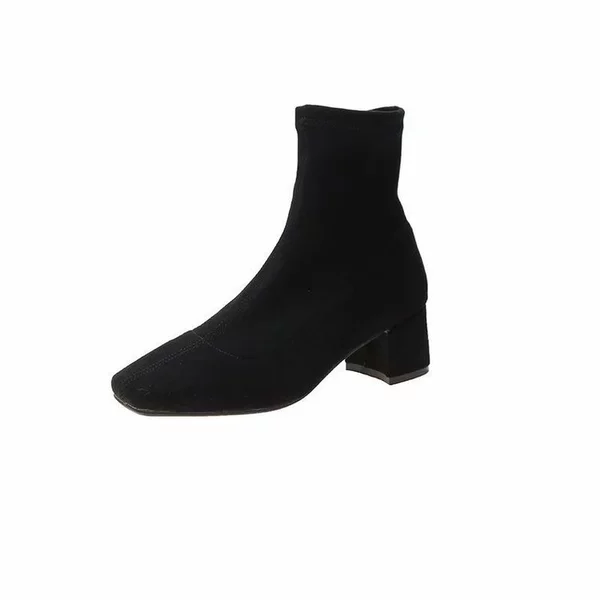 Black suede