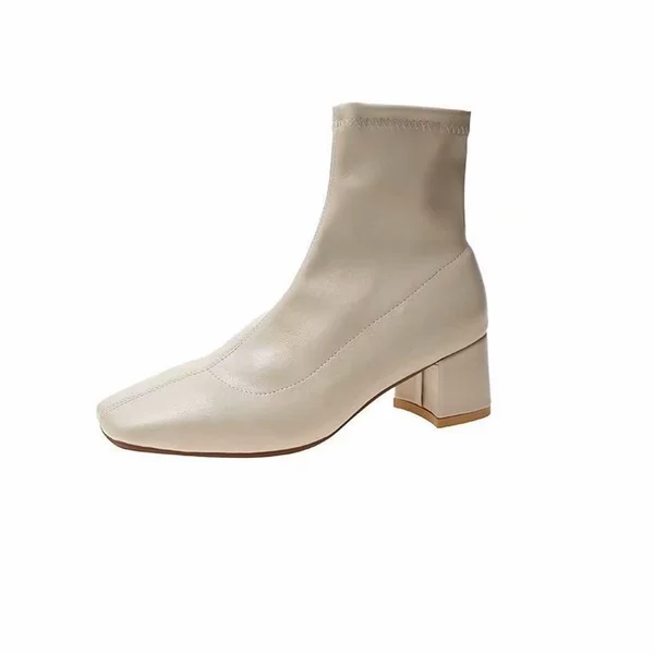 Beige leather noodles