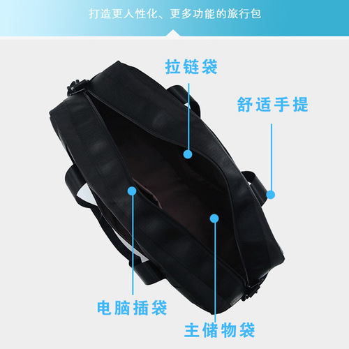 Korean Large Capacity Travel Bag for Men and Women, Sports and Fitness Backpack, Hand-Pocket Shoulder Business Trip Airline Luggage Storage Bag