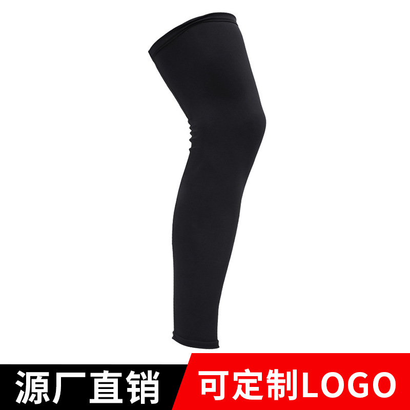Factory Direct Sales Pro Football and Basketball Non-Honeycomb Extended Fleece Leg Guards Protective Gear Shock-Absorbing Sports Supplies Wholesale