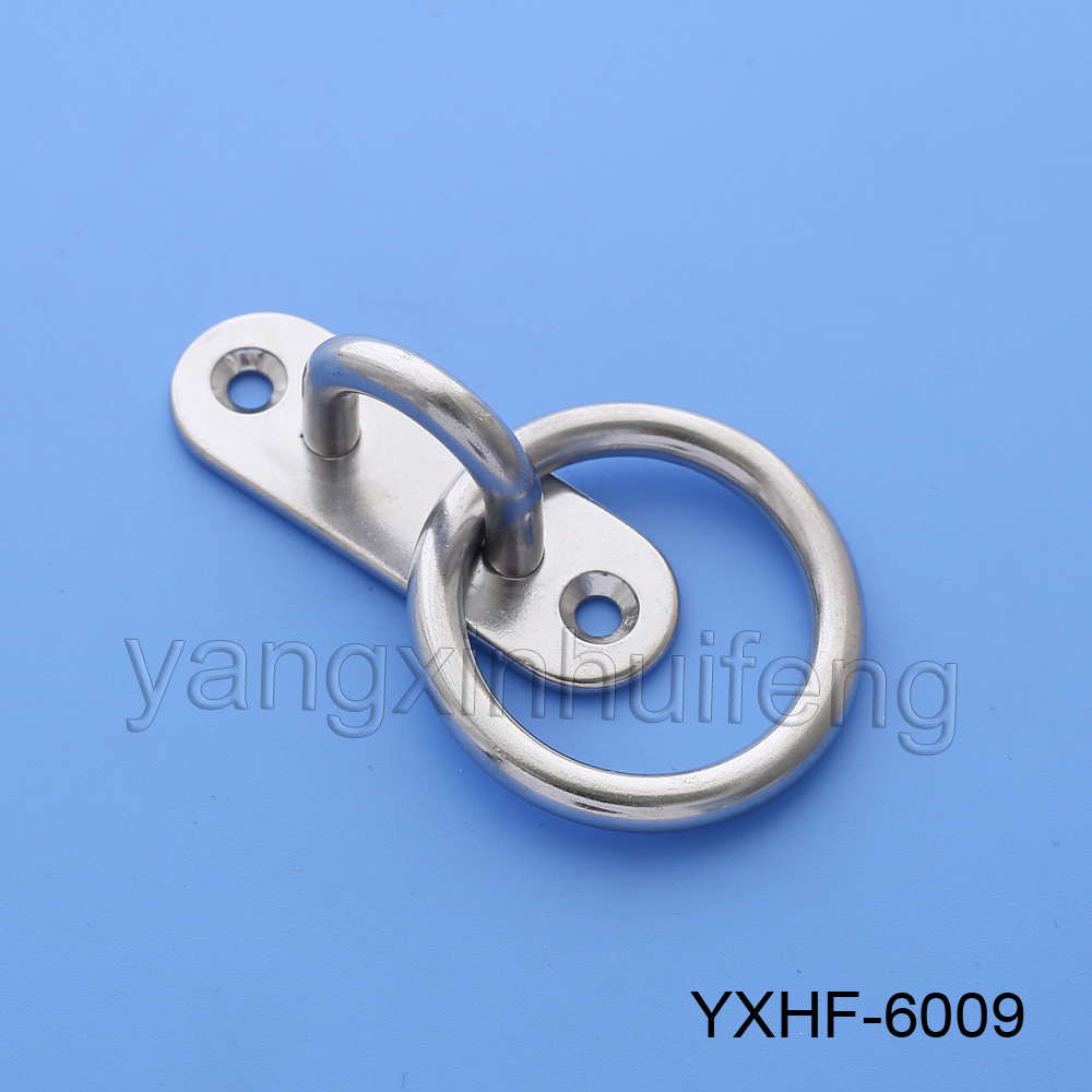 不锈钢固定扣 椭圆口固定板座锁牌 扣环遮阳网配件五金配件 挂钩