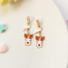 Cute earrings, fresh children's short ear clips, simple and elegant design, no pierced ears, internet celebrity