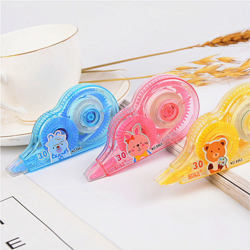 Factory Wholesale Creative Cartoon Correction Tape Eraser Tape New Learning Stationery Office Supplies Primary School Error Correction Tape
