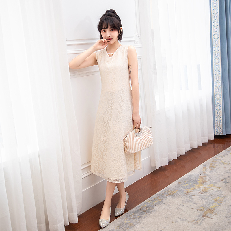 Vestido de fiesta que se puede usar de manera casual, vestido de noche entallado para mujer, nuevo estilo 2025, vestido elegante y pequeño para reuniones anuales de primavera. image 10