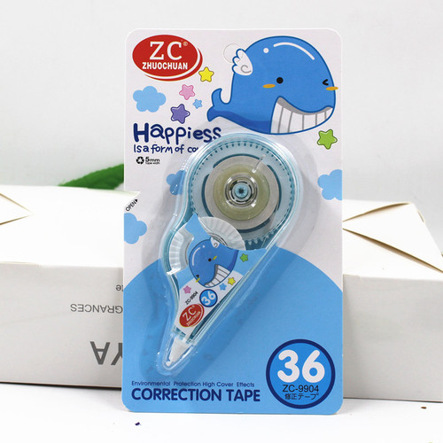 Factory Wholesale Creative Cartoon Correction Tape Eraser Tape New Learning Stationery Office Supplies Primary School Error Correction Tape