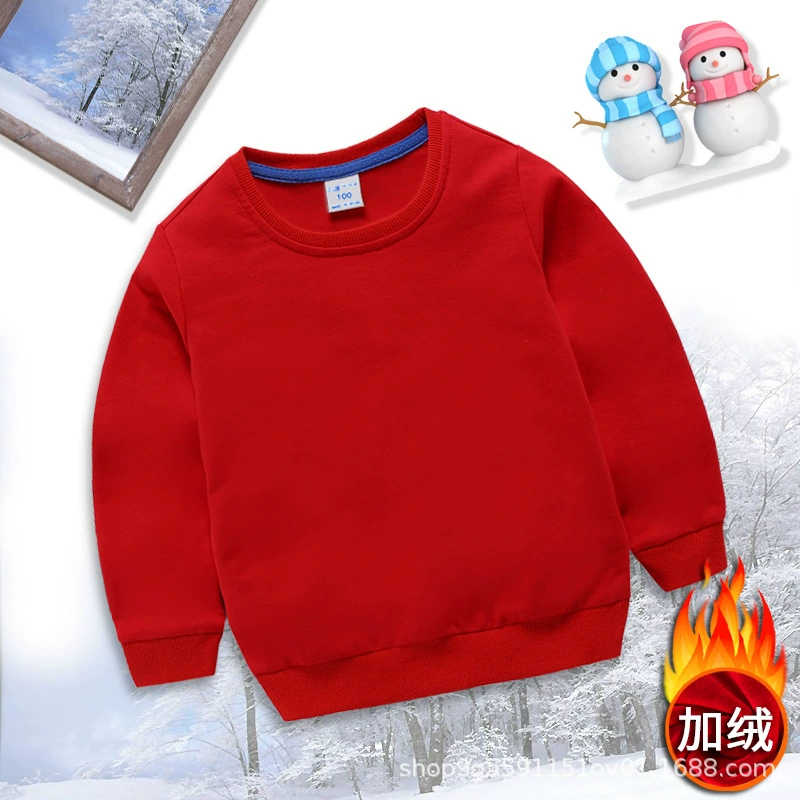 Цветной флис зимой бархатный тепловой underwear, детский свитер, детская одежда, корейский стиль, оптовая