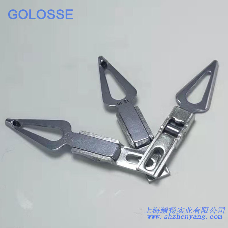 批发电脑横机双单孔纱嘴7针钢皮纱嘴横机配件